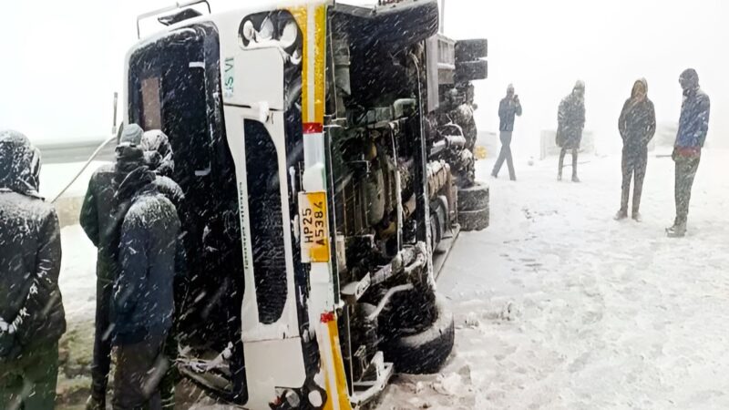 Reckong Peo Transport Corporation Bus Accident परिवहन निगम की बस दुर्घटना 