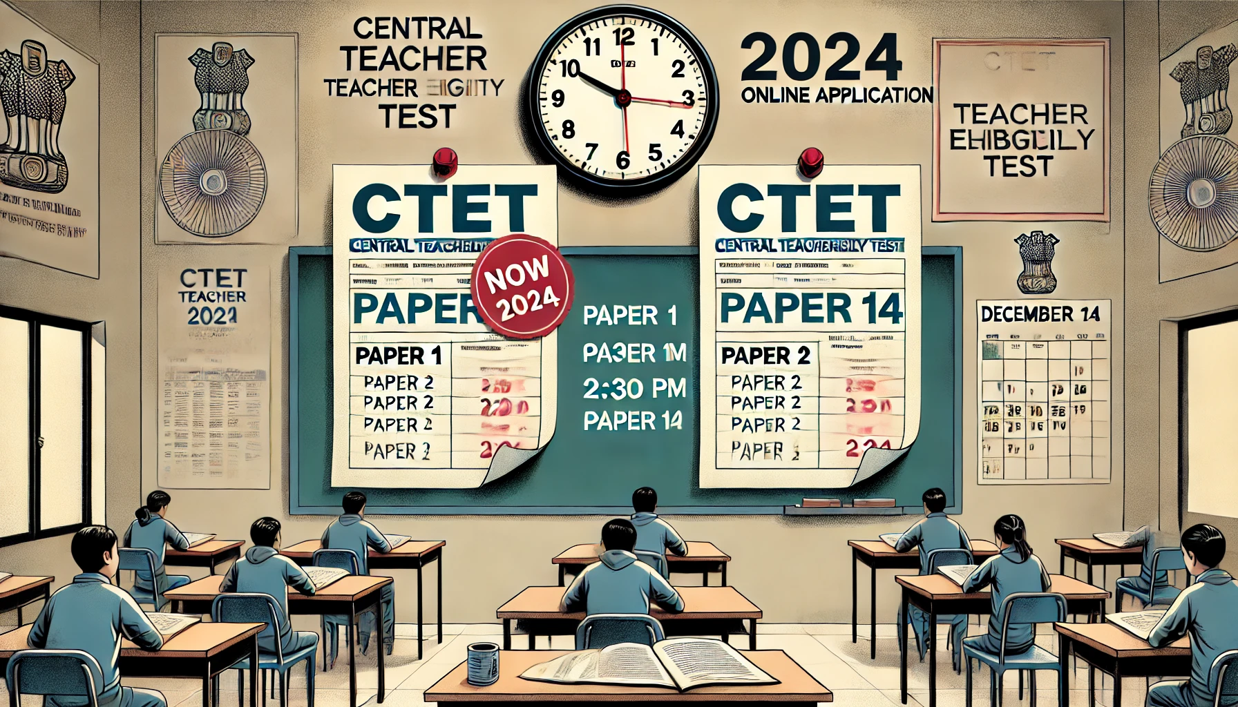 CTET Central Teacher Eligibility Test 2024 exam now scheduled for December 14