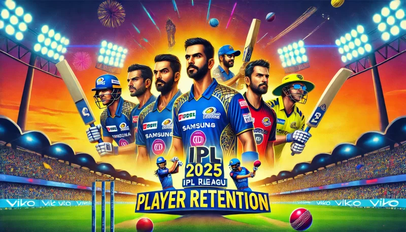 IPL 2025: खिलाड़ी रिटेंशन की पूरी सूची, टीमों ने मेगा ऑक्शन से पहले बनाए अपने कोर