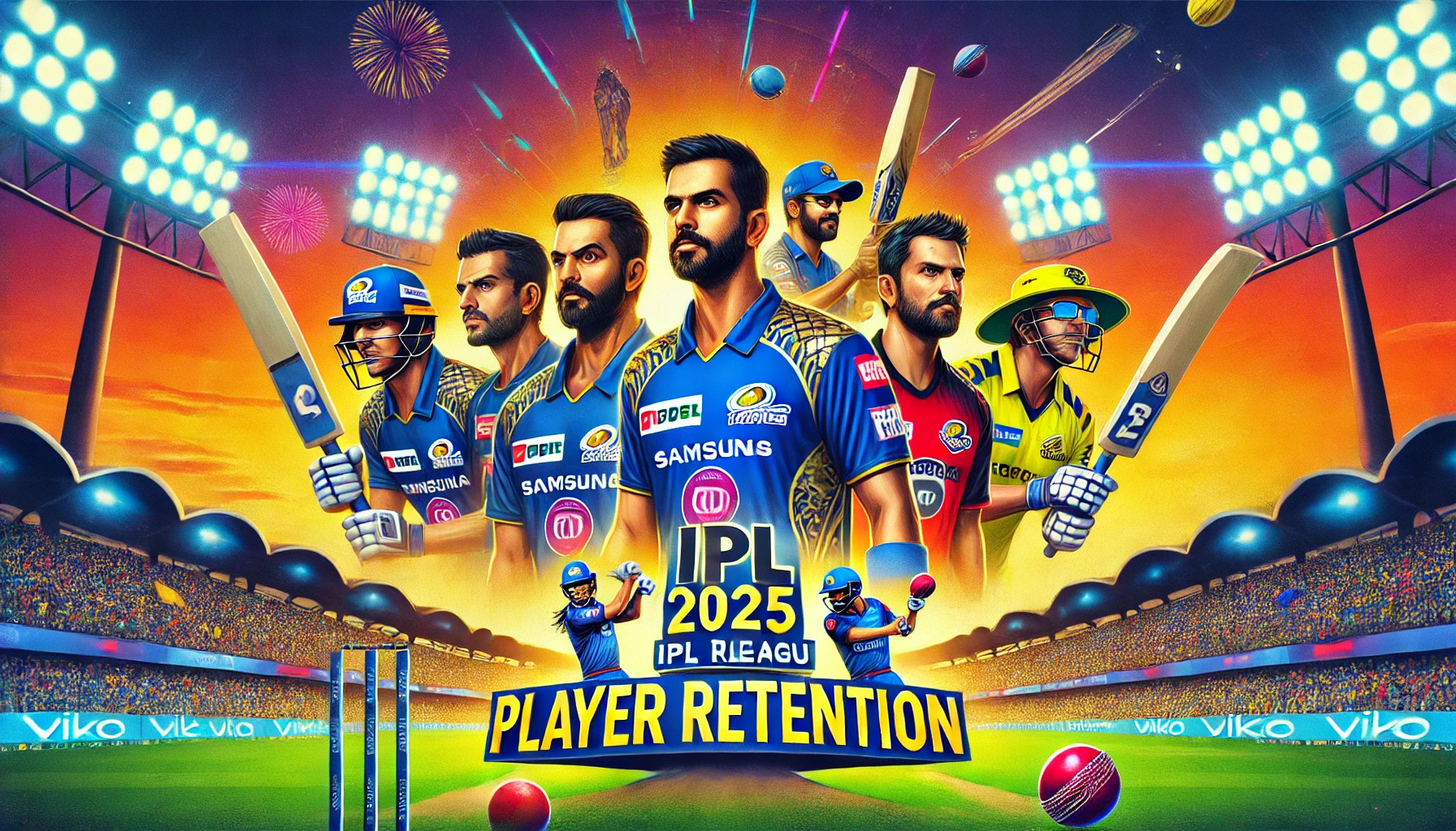 IPL 2025: खिलाड़ी रिटेंशन की पूरी सूची, टीमों ने मेगा ऑक्शन से पहले बनाए अपने कोर