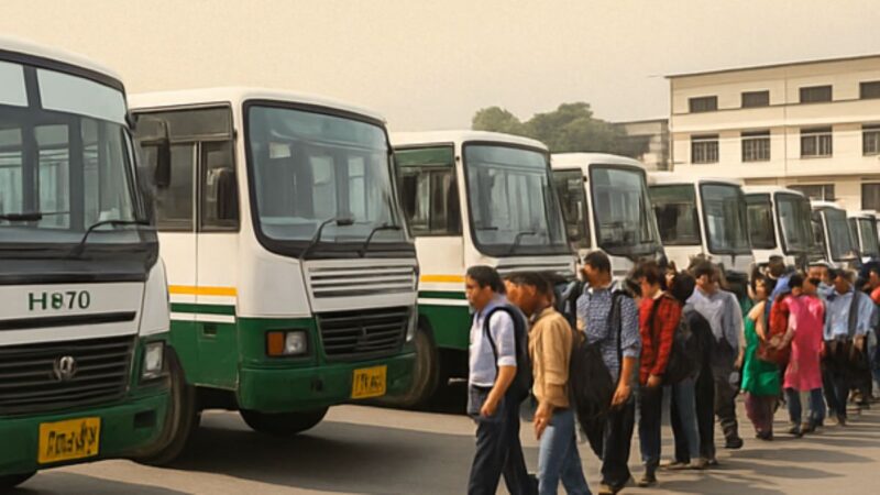 मंडी में जन संकल्प सम्मेलन के कारण HRTC बस सेवाओं पर असर, यात्रियों को भारी असुविधा का सामना