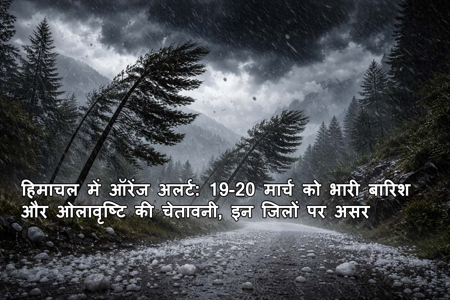 हिमाचल में ऑरेंज अलर्ट: 19-20 मार्च को भारी बारिश और ओलावृष्टि की चेतावनी, इन जिलों पर असर
